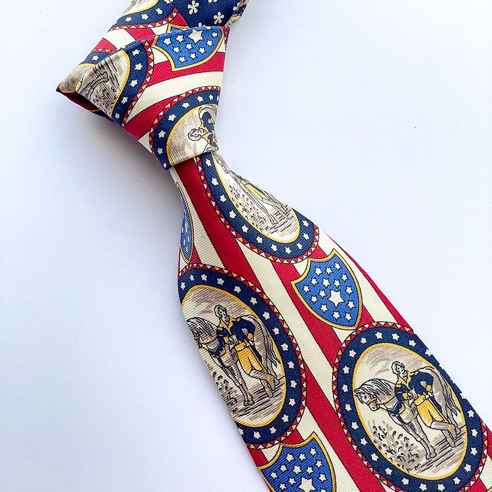 Corbata Tommy Hilfiger de seda italiana 🇮🇹 y fabricada en USA 🇺🇸 con diseño en patrón