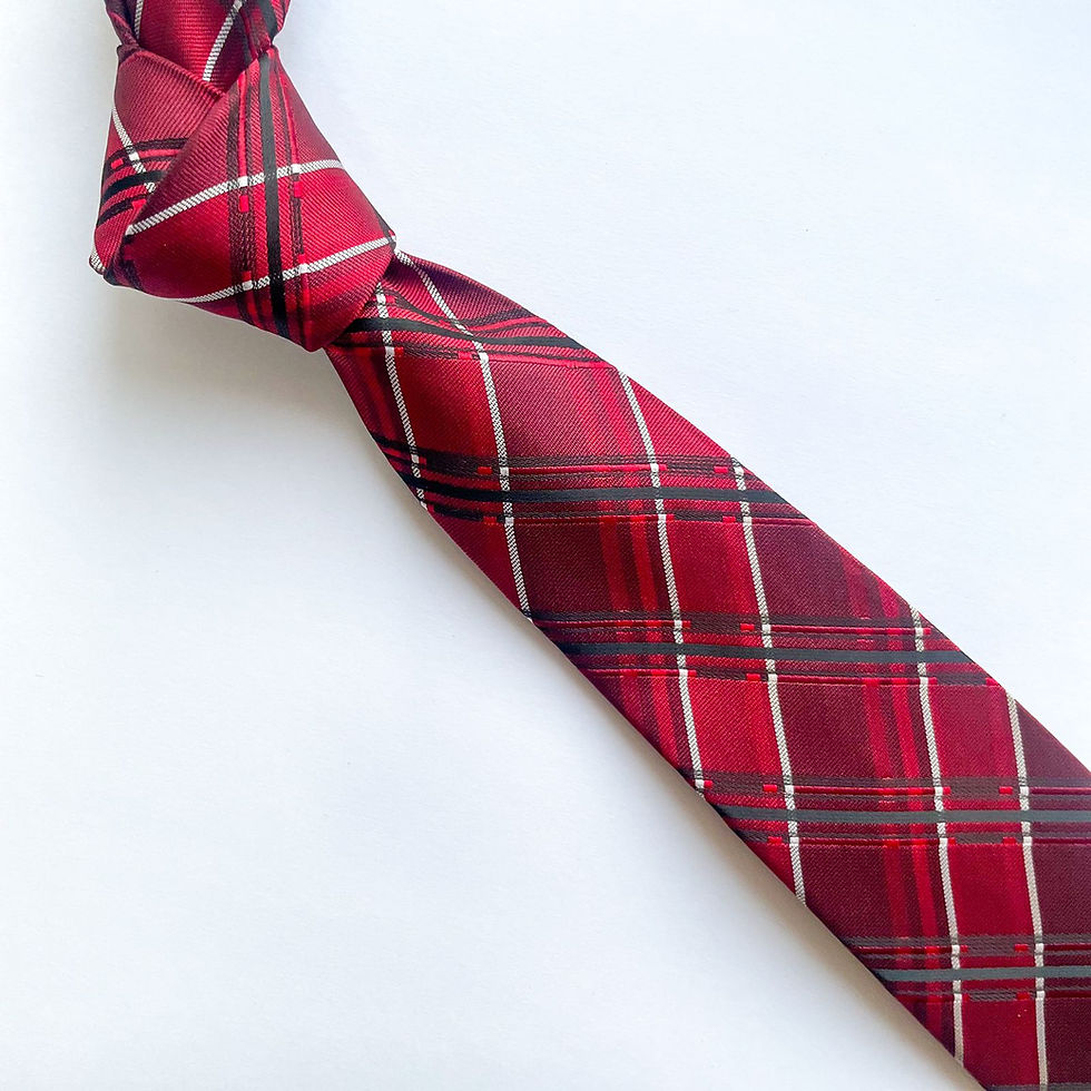 Corbata Pierre Cardin Slim con diseño escocés