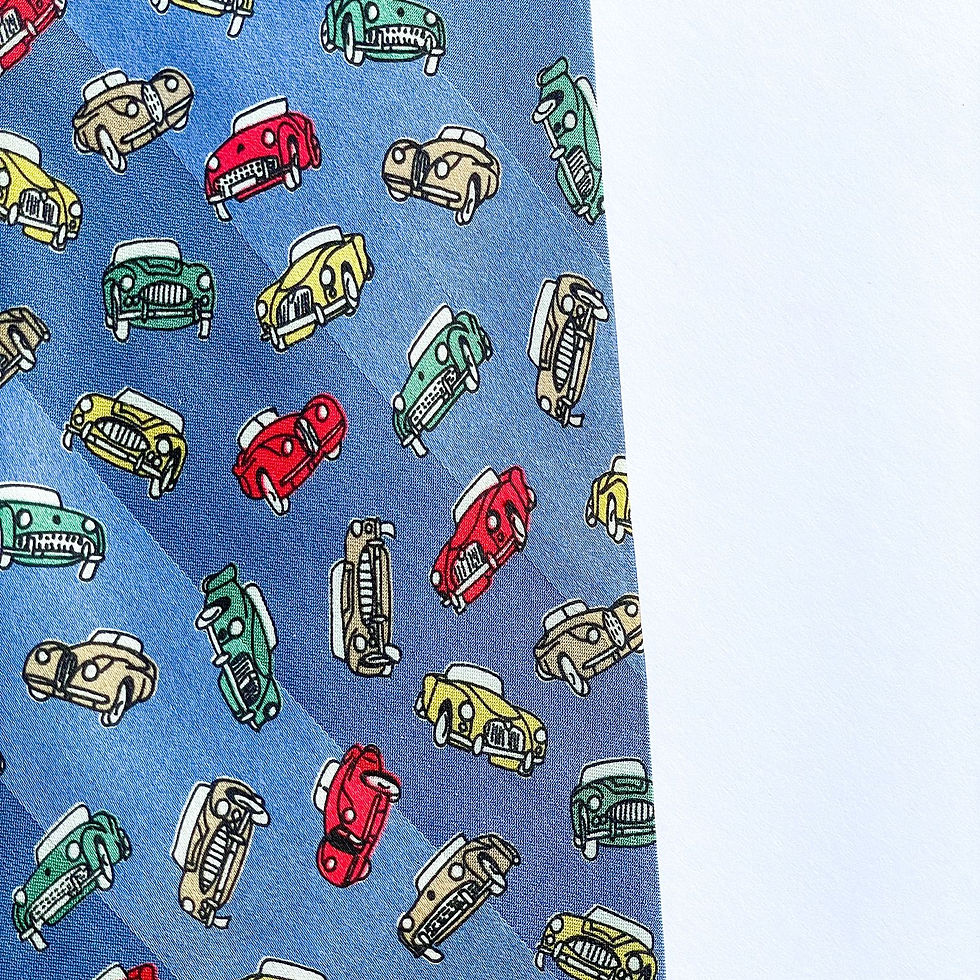 Miniatura: Corbata Enamels con diseño de autos