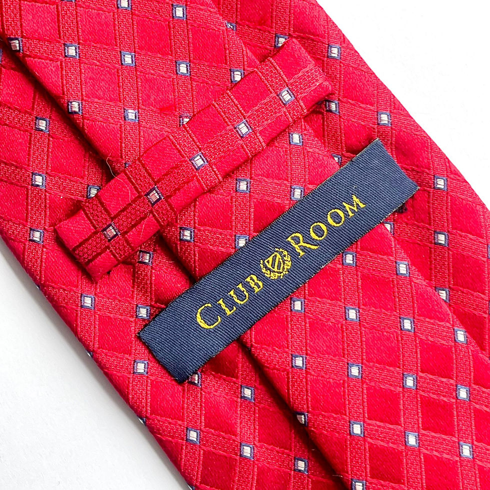 Corbata Club Room con diseño cuadriculado