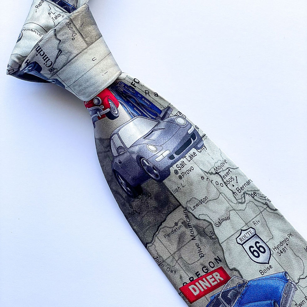 Miniatura: Corbata Spirit con diseño de autos