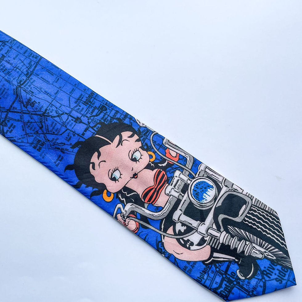 Corbata Ralph Marlin de Betty Boop
