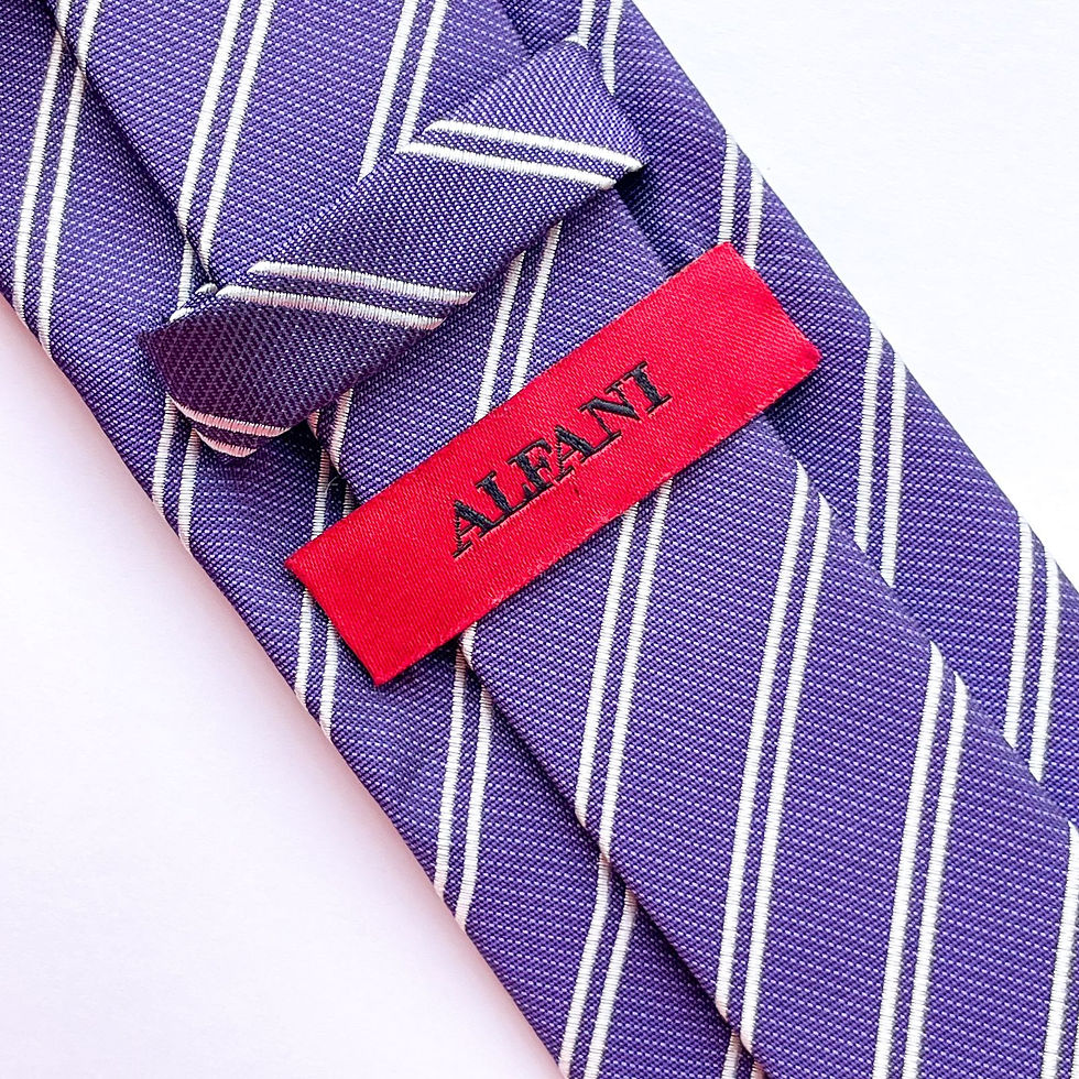 Corbata ALFANI con diseño a rayas