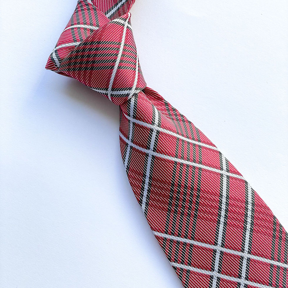 Corbata KAI LONG con diseño escocés