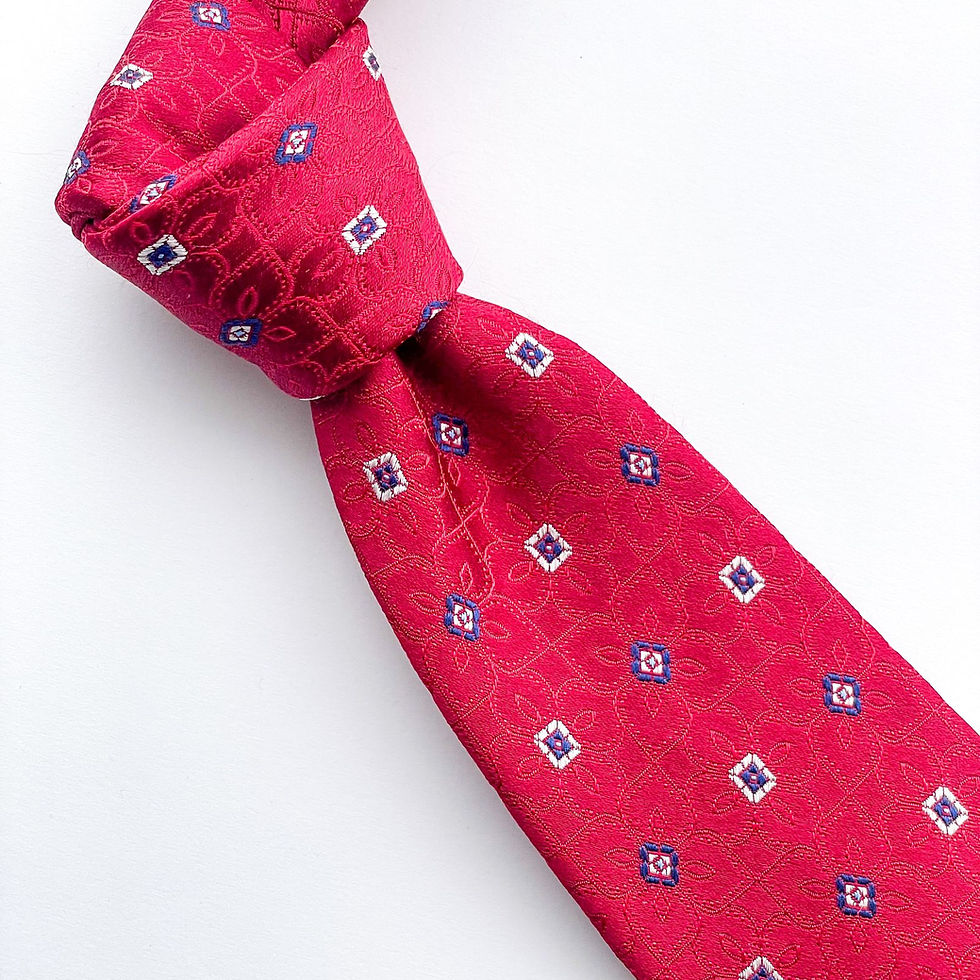 Corbata Tasso Elba con diseño en patrones