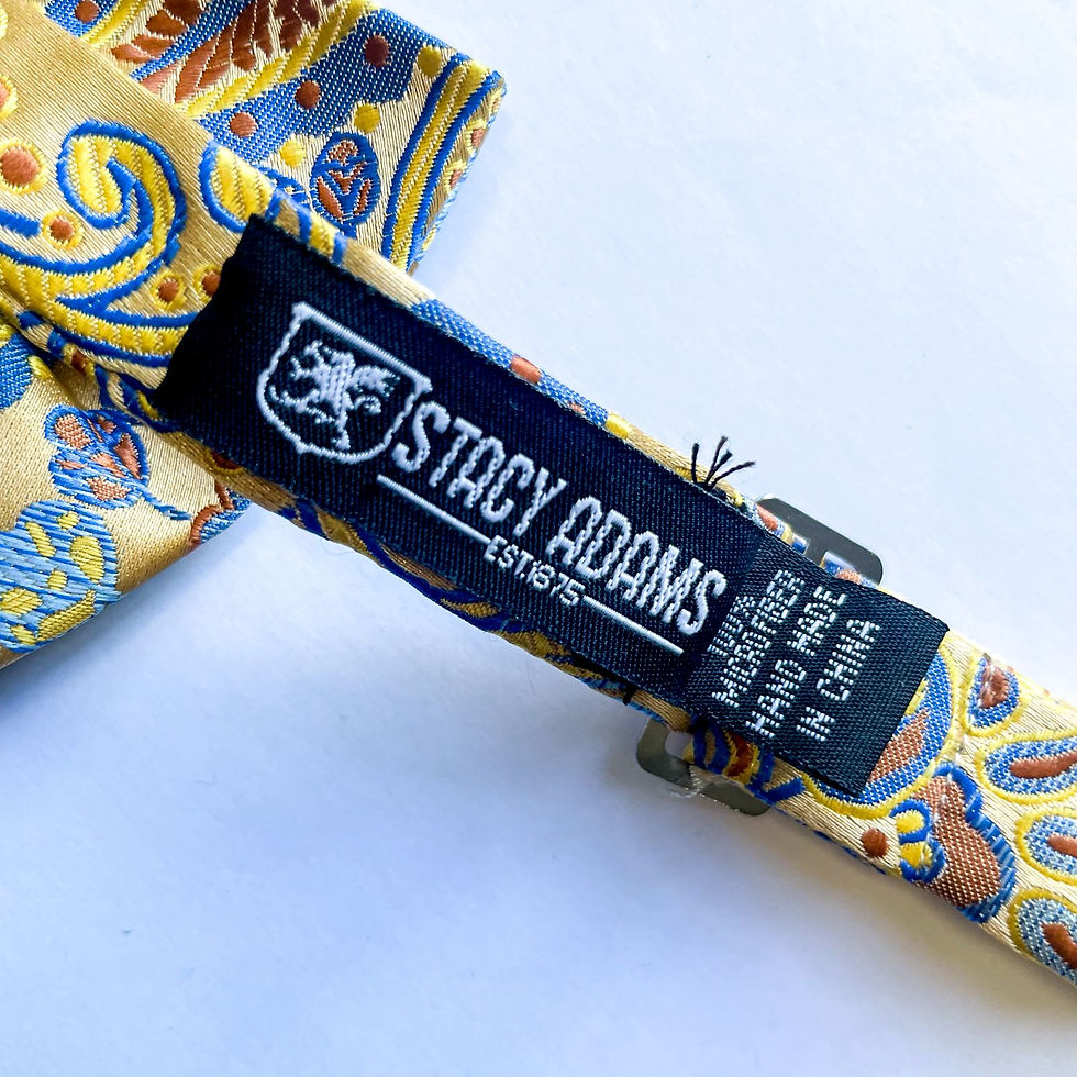 Corbatín Stacy Adams con diseño Paisley