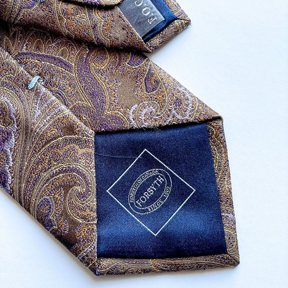 Corbata Forsyth con diseño Paisley