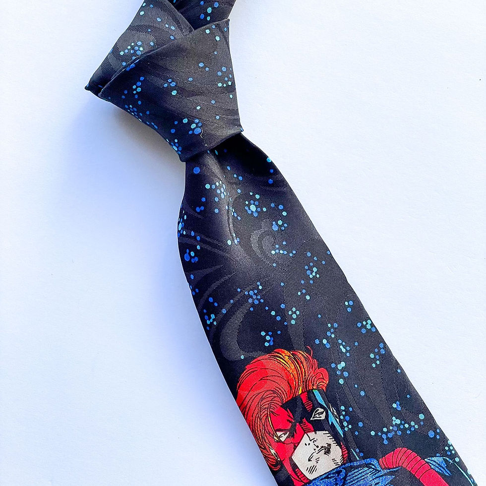 Corbata Juvenil Balancine con diseño de superheroes