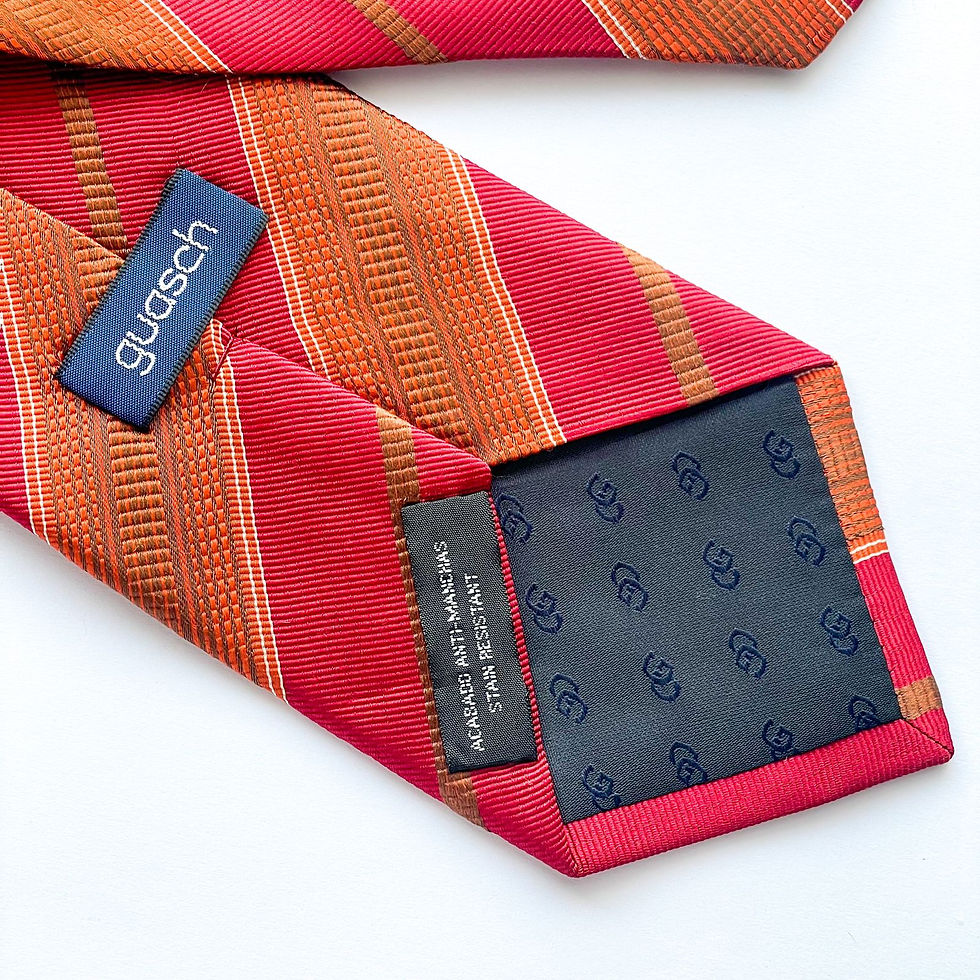 Corbata guasch con diseño a rayas