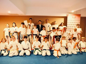 Successful examination and new brown belt