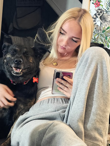 The smiling puppy