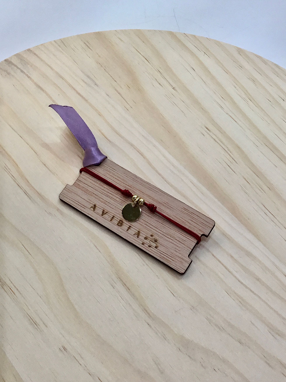 Miniatura: Pulsera macramé medalla