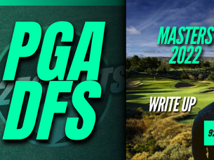 PGA DFS: The Masters 2022 (Members Only)