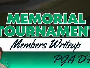 PGA DFS: Memorial Tournament (Members Writeup)