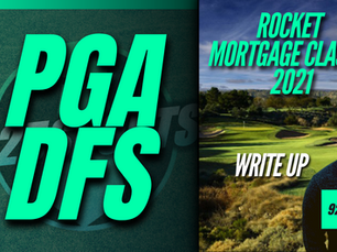 PGA DFS: Rocket Mortgage Classic - 2021