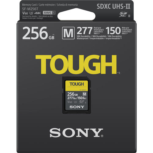 Miniatura: Tarjeta de Memoria Sony 256GB SF-M Tough Series UHS-II SDXC