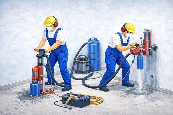 Kernbohrung in Beton und Mauerwerk Rheine Umgebung - Timofei GbR.png