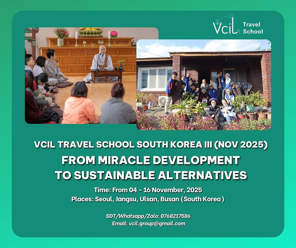 Vcil Travel School South Korea III (Nov 2025): From Miracle Development To Sustainable Alternatives