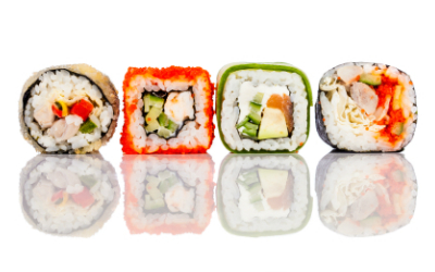 Arranged Food and Objects