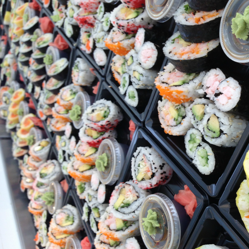 Arranged Food and Objects