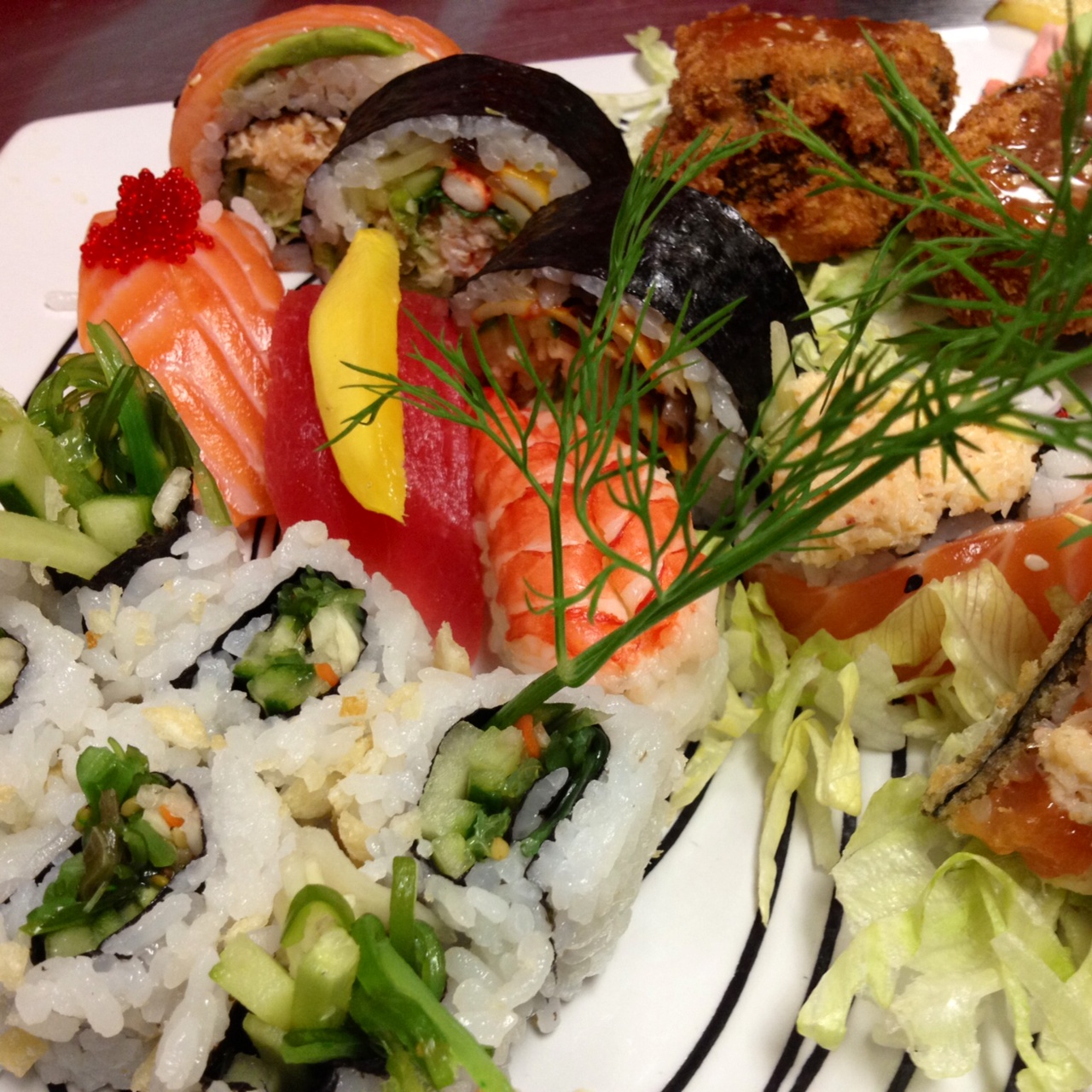 Arranged Food and Objects