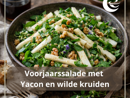 Voorjaarssalade met yacon