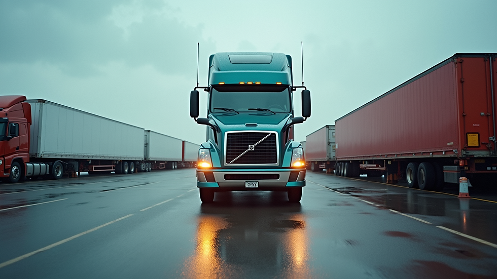 Illinois Truck Stops: Rest Areas vs Private Parking