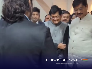 "Wonderful and Fantastic!": Union Minister Piyush Goyal Lauds Omspace's Vision for Reusable Rockets