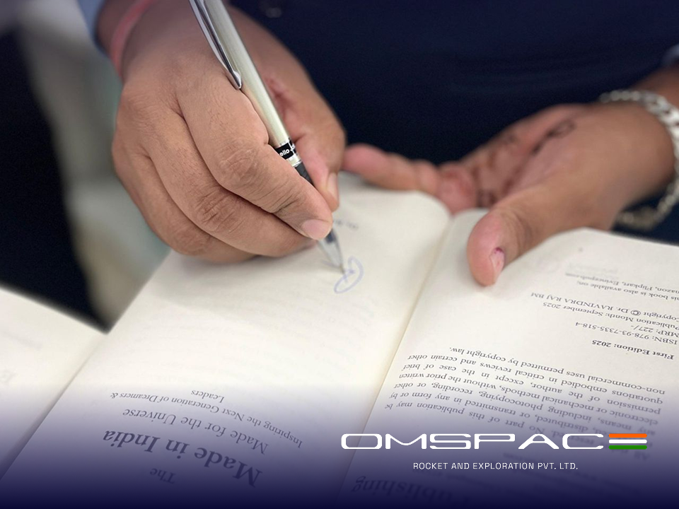 Made in India & Made for the Universe": Omspace CEO Dr. Ravindra Raj Launches His 3rd Book on Grit and Global Vision
