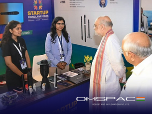 A Proud Moment: Hon. Home Minister Amit Shah & CM Bhupendra Patel Visit Omspace at Startup Conclave 2025
