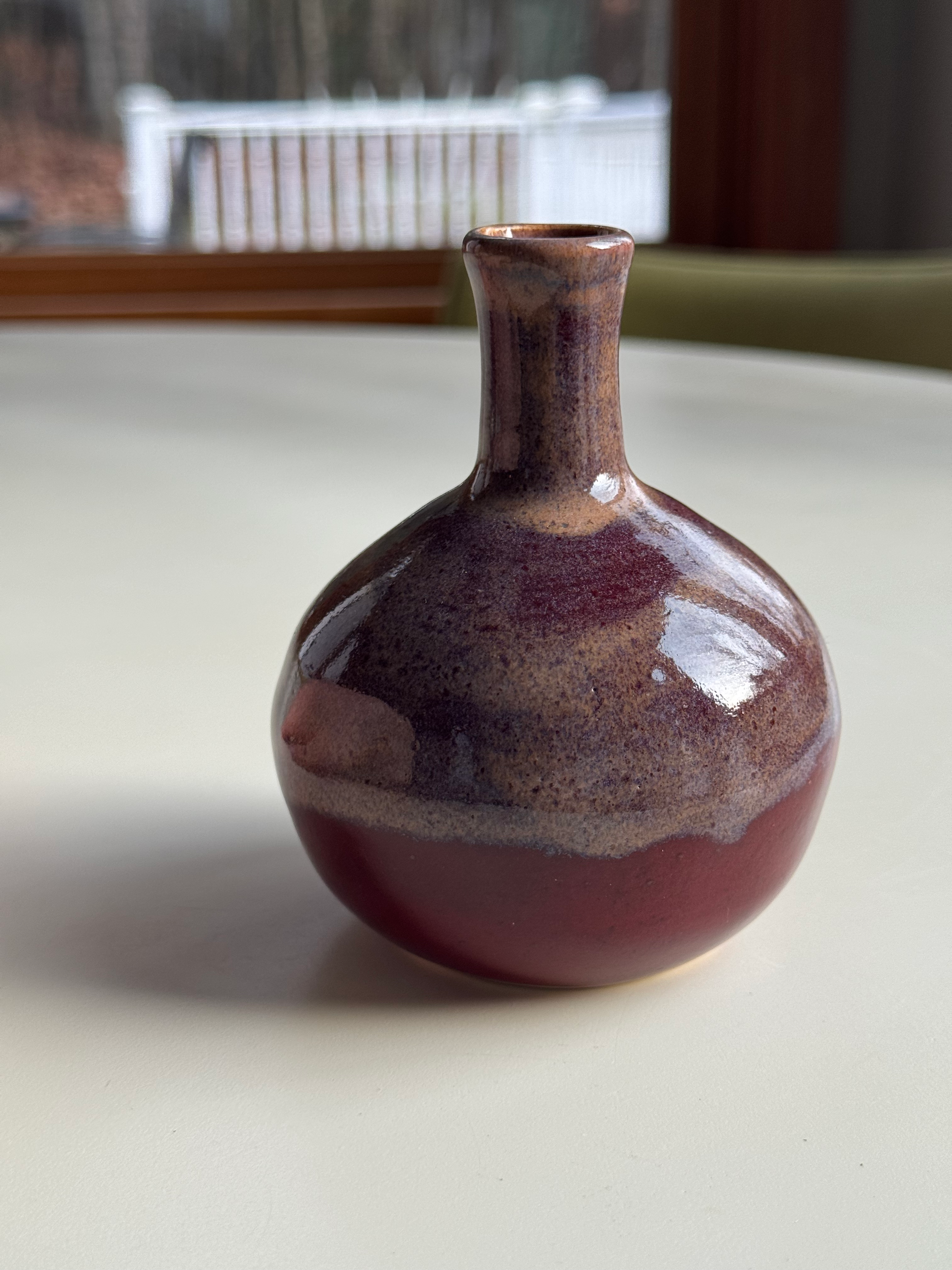 Cranberry Colors Bud Vase