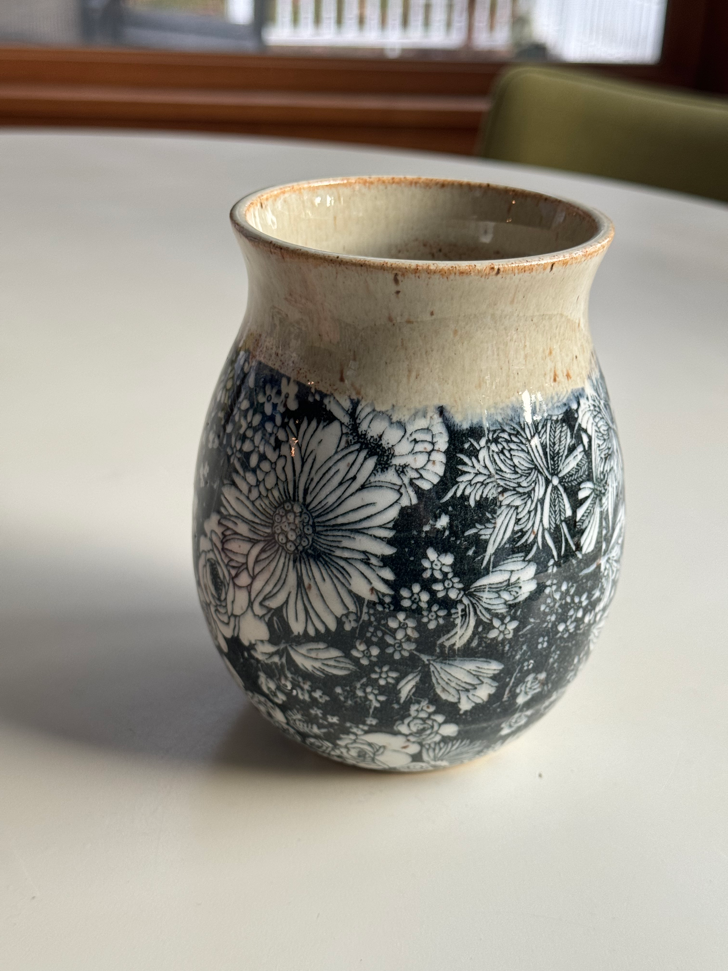 Wheat and Flowers Vase 2