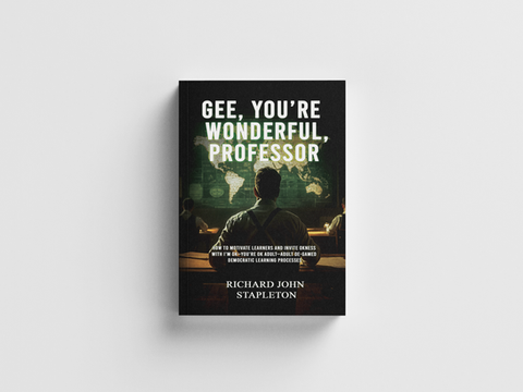 A vibrant image of the book Gee, You're Wonderful, Professor, showcasing its engaging cover. The design captures the essence of the book, inviting readers into a heartwarming and thought-provoking story. Ideal for promoting this title, the image highlights its appeal and is perfect for social media, online listings, and marketing materials, ensuring the book reaches its target audience.