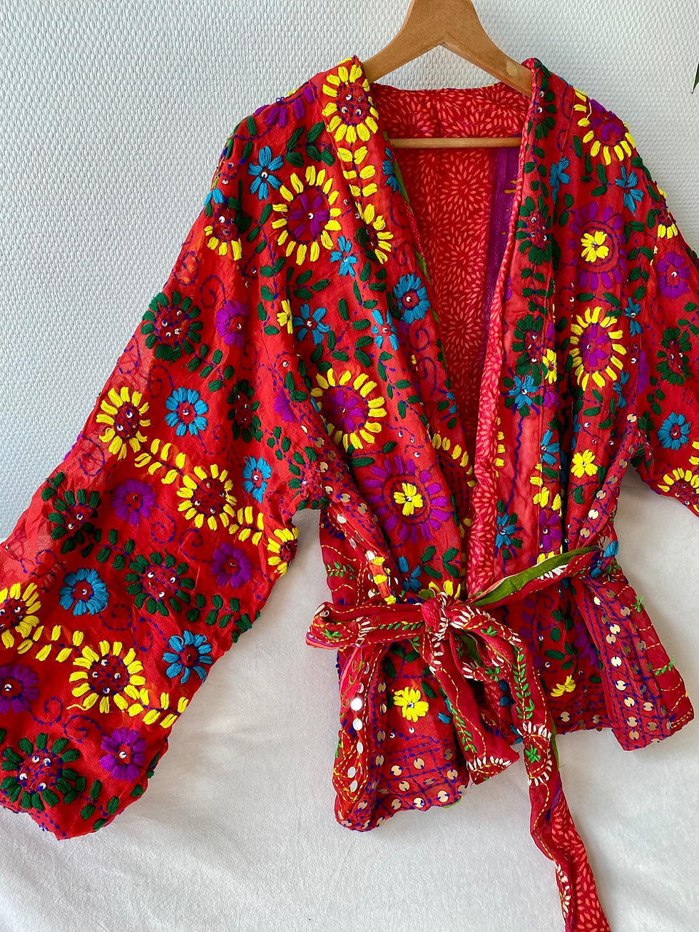 Miniatura: Muladhara Phulkari kimono 