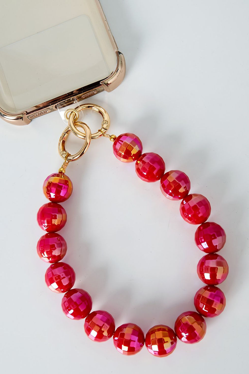 Miniature : Telefoonkoord Disco rood