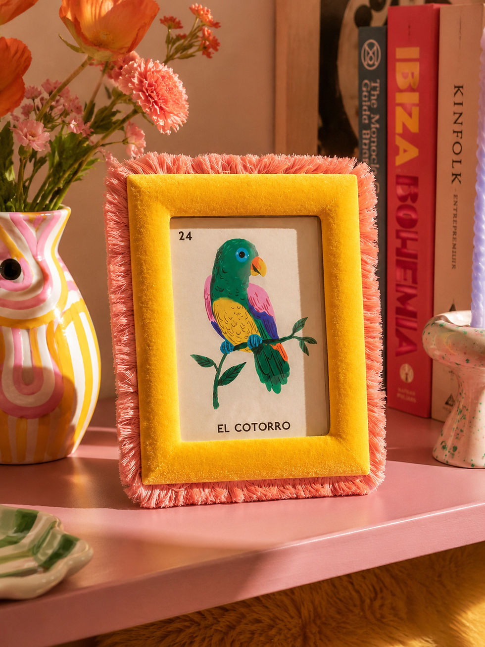 Miniaturbild: velvet fotolijst Loteria