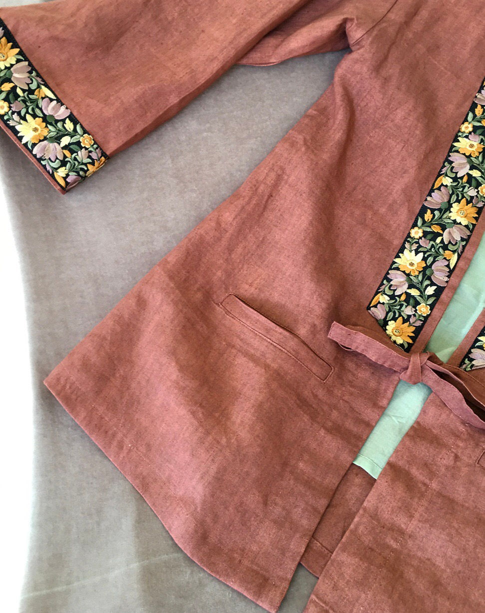 Miniatura: Floral Kimono Terra/Mauve 