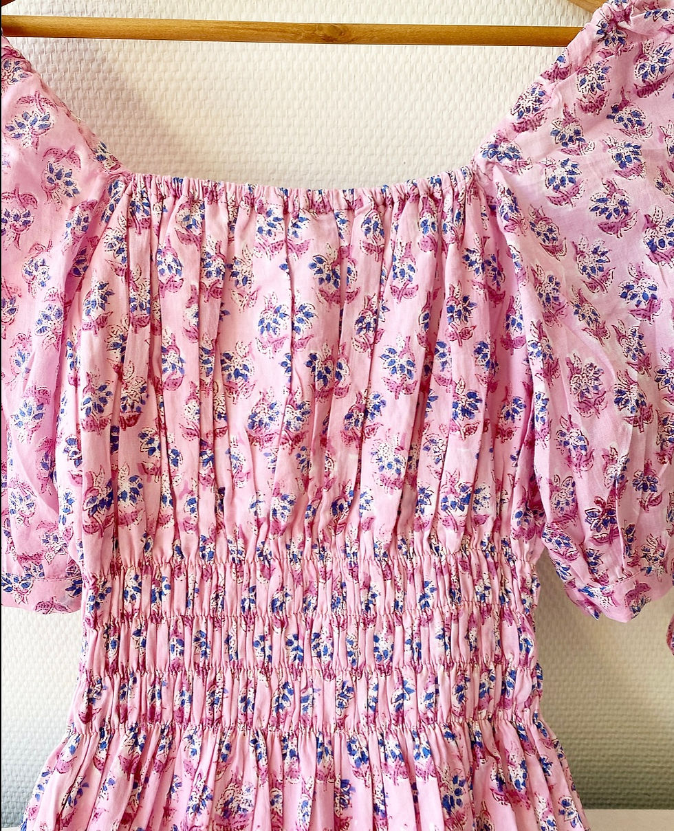 Miniatura: Delia semi-smock dress