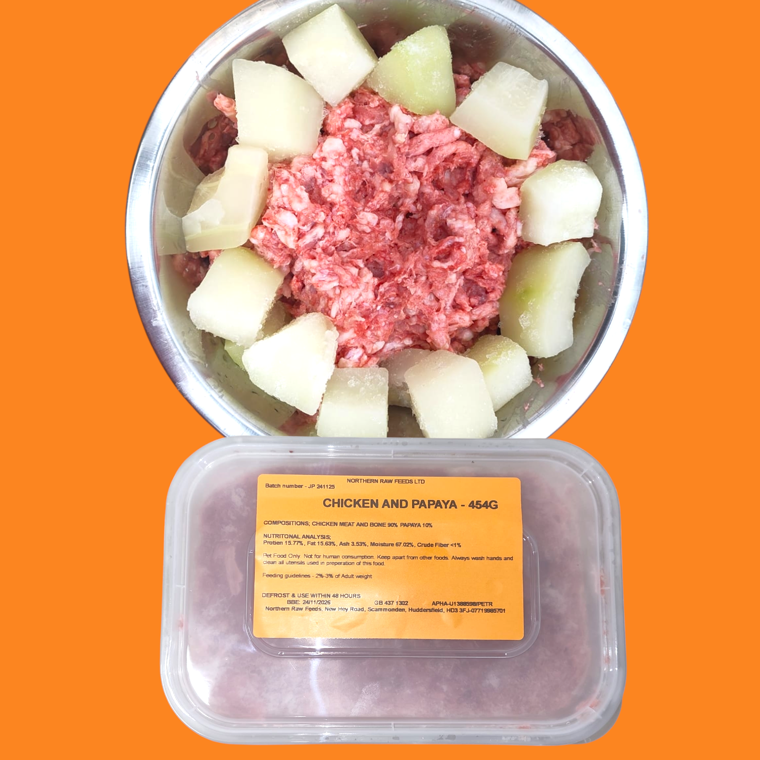 NEW Chicken & Papaya - 454g