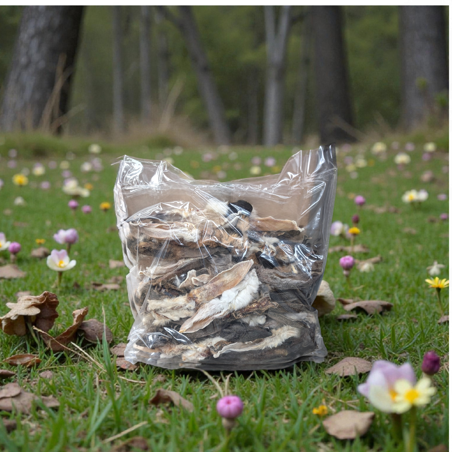 Rabbit Ears with Hair/Fur - 500g