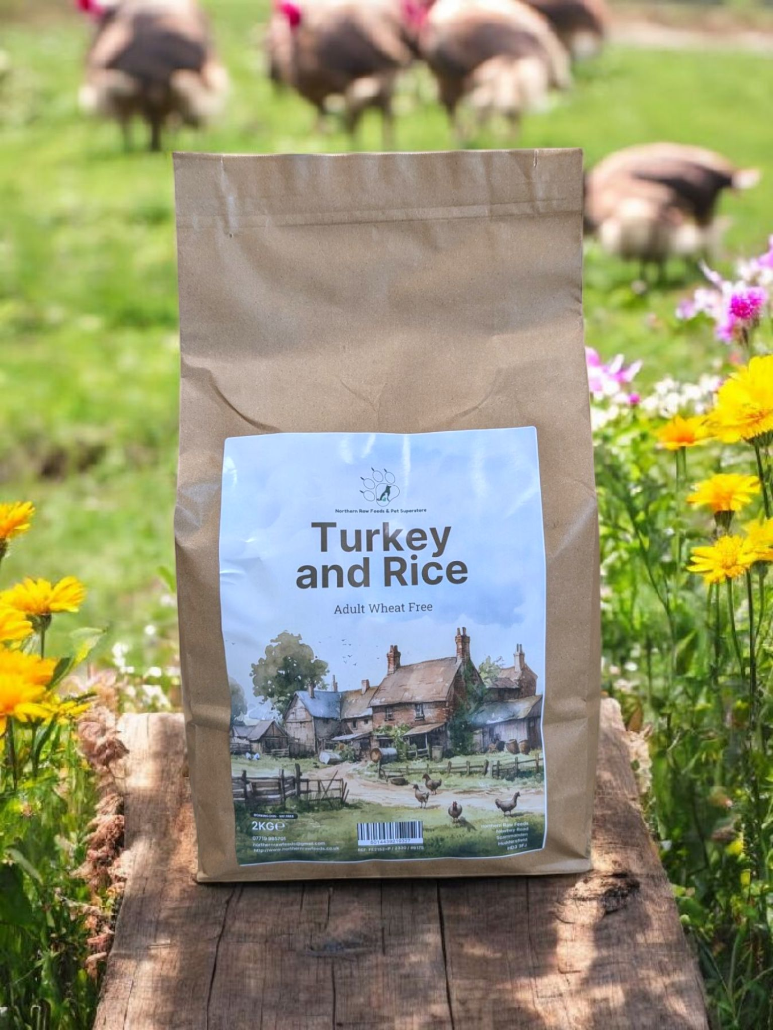 N.R.F Premium Wheat Free Adult Turkey & Rice - 2kg