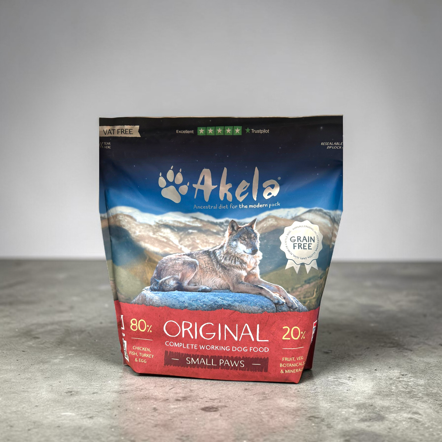 Akela - Puppy/Adult Original 80-20 - Small Paws - 1.5kg