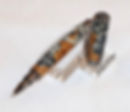Laureate, Wood Burl w/Black and White Resin, Gun Metal Hardware