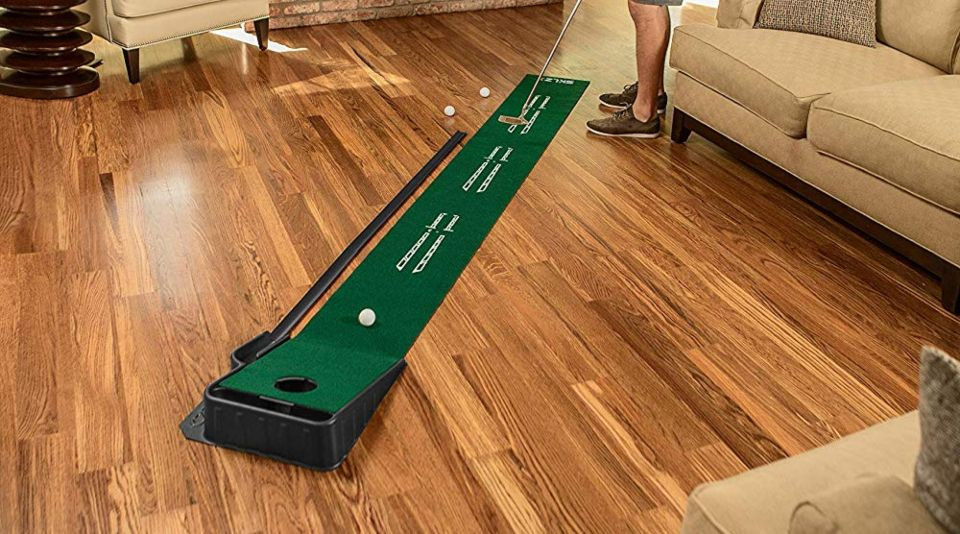 sklz accelerator pro indoor putting mat