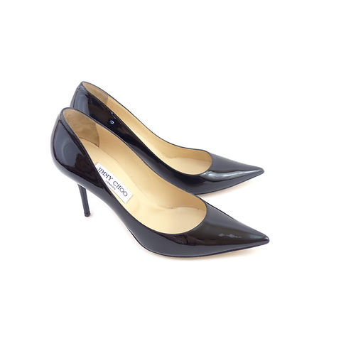 【JIMMY CHOO】Agnes - Patent Leather - London ★関税送料込み Jimmy Choo 'Agnes' Black Patent Leather | reedfashion