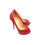 Thumbnail: Christian Louboutin 'Lady Peep Spikes' 150 Red Patent Leather