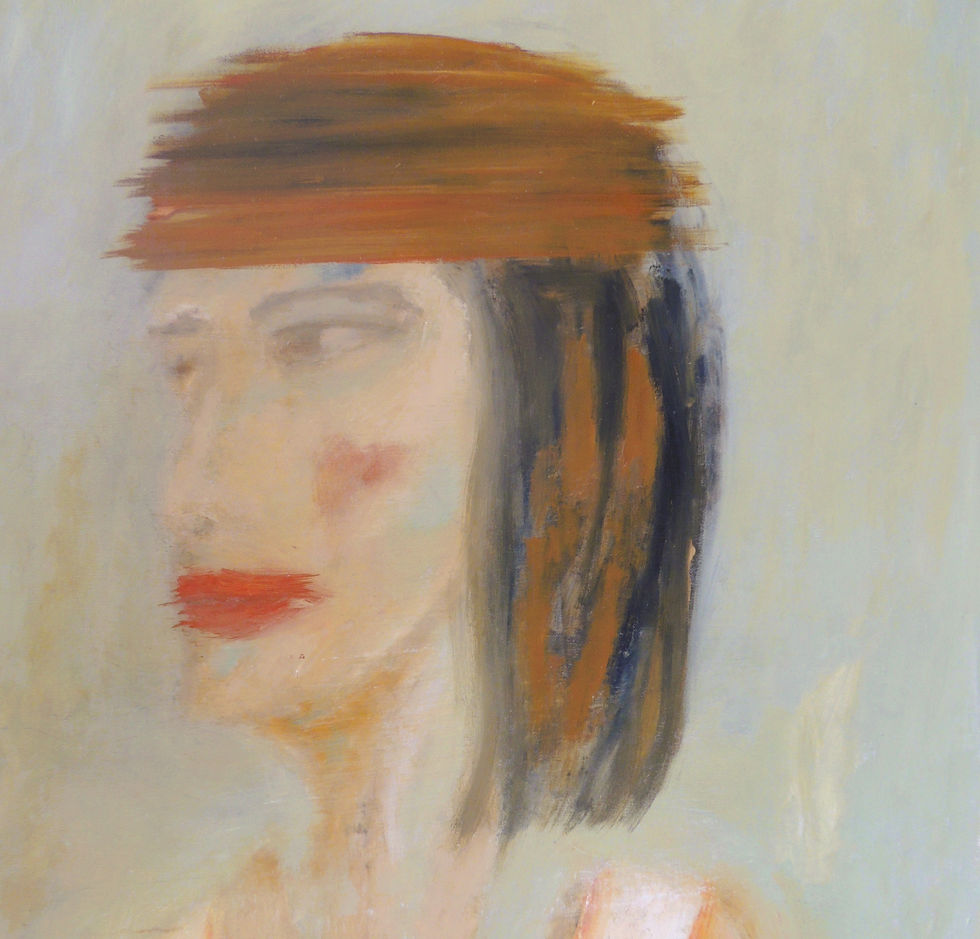 PORTRAIT
EXPRESSIVE FACE
FIGURATIVE PAINTING
ORIGINAL ARTWORK
OIL PAINTING
WOMAN WITH ORANGE HAT