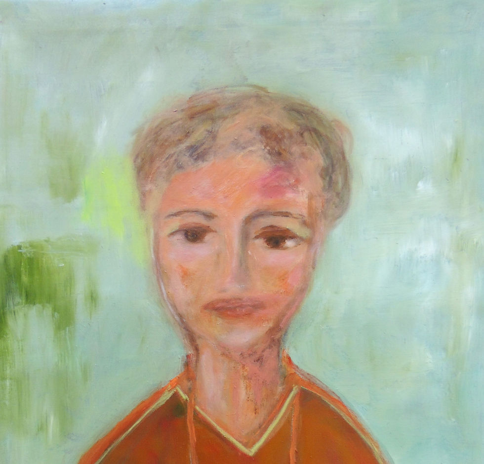 Young boy
expressive face
portrait
figurative painting
oil painting