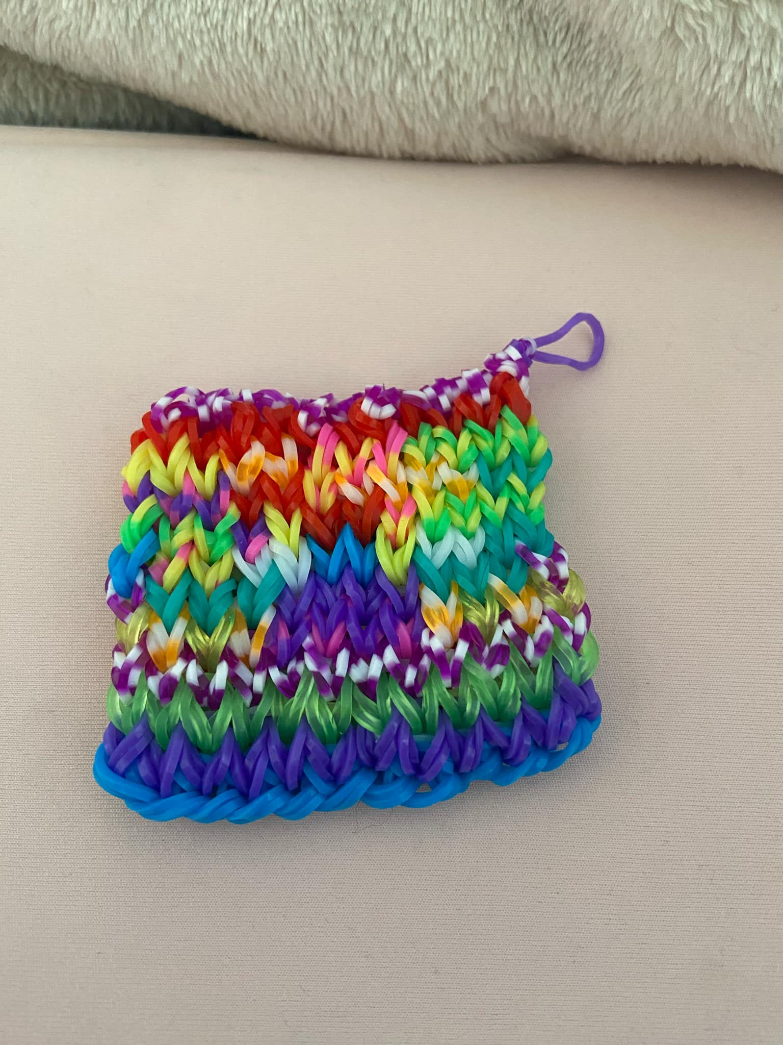 Loom bands mural 
