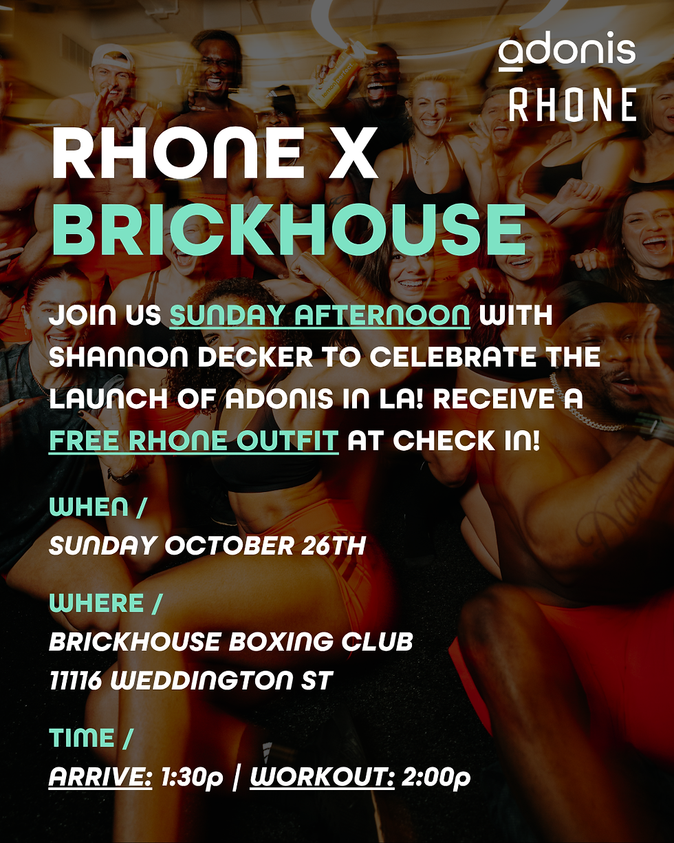 LA: Rhone X Brickhouse